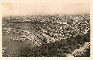 ORAN - PORT MUERTE CHEMIN DE LA ET LE PORT 1947